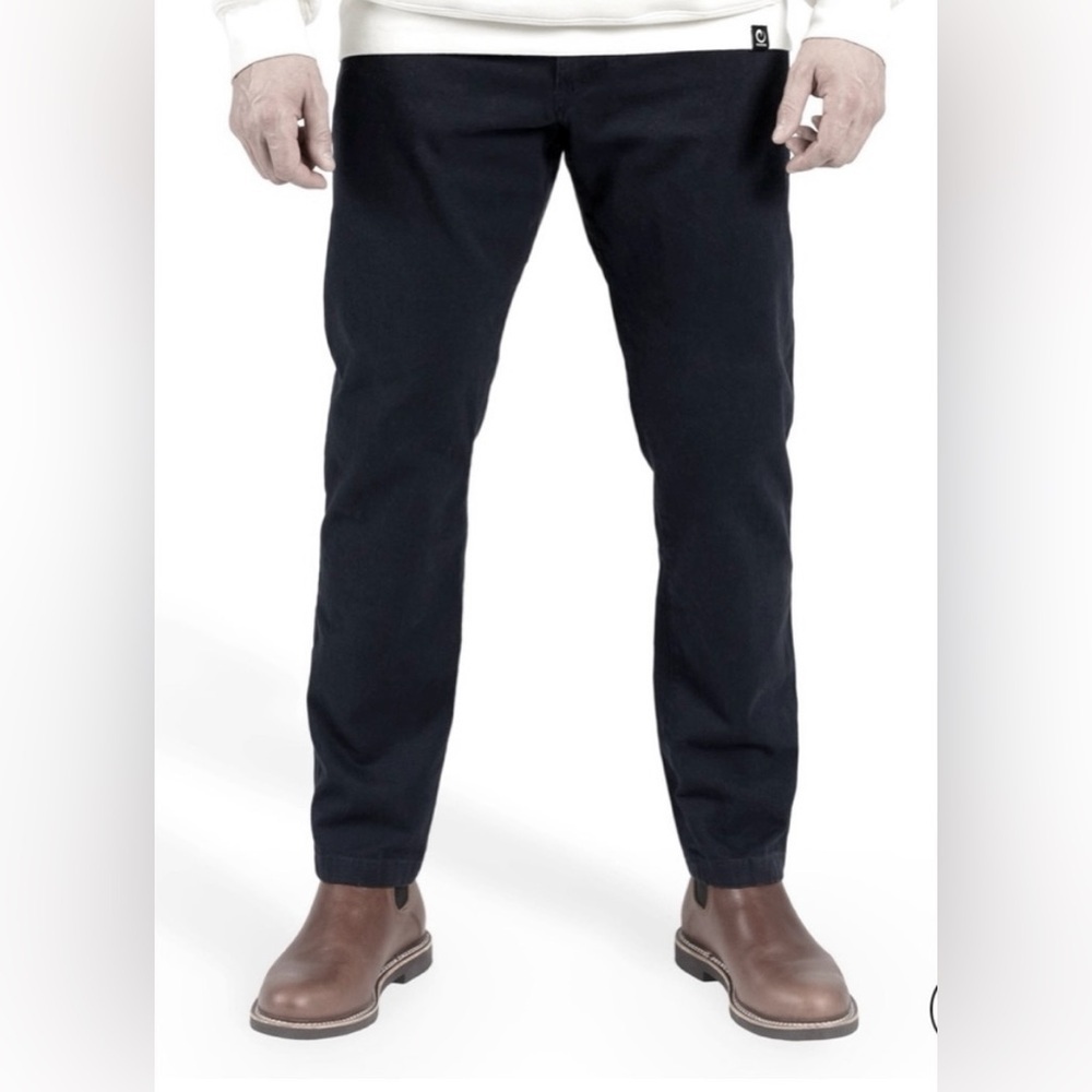 Origin Apparel Men’s Black Canvas Tapered Pants Size 34 X 30 NEW with tags